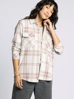 T&S Long Sleeve Plaid Shirt