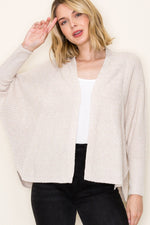 Oatmeal Dolman Sleeve Cardigan
