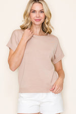 Solid Pullover Top