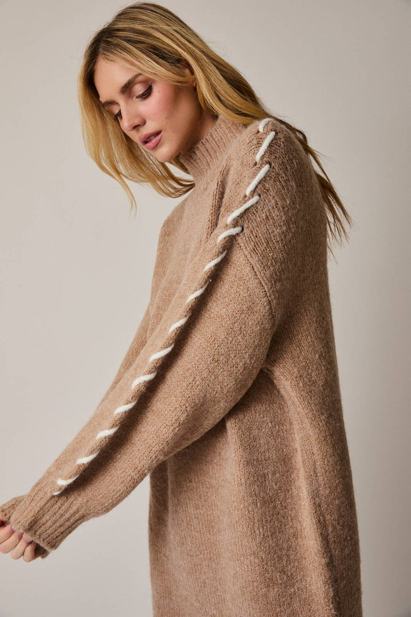 Tan Sweater Dress