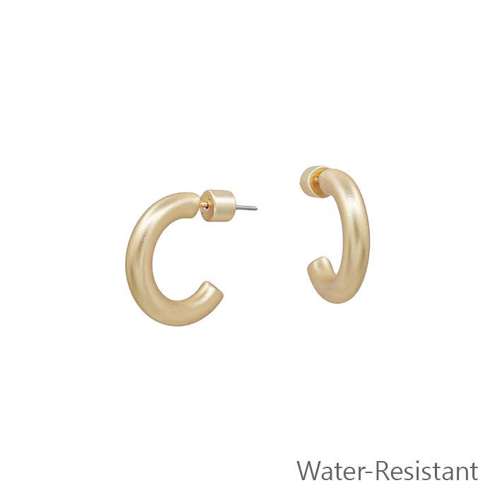 Water Resistant .75 Earrings