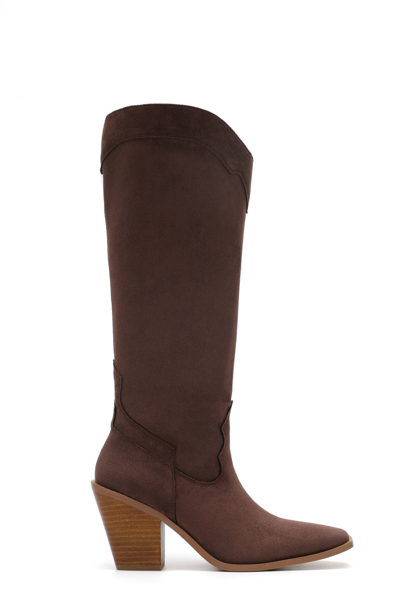 Brown Suede Boots