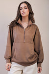 1/4 Zip Pullover Sweatshirt