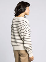 T&S Cream/Chocolate Sweater
