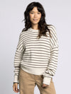 T&S Cream/Chocolate Sweater