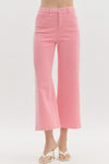 Pink Pearl Trim Jeans