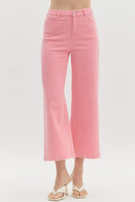 Pink Pearl Trim Jeans