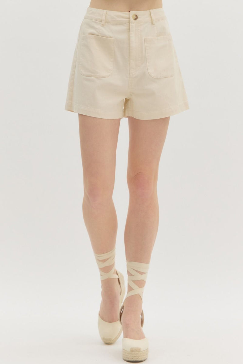 Cream HR Shorts