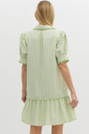 Green Stripe Dress