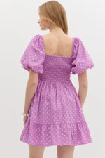 Lilac Polka Dot Dress