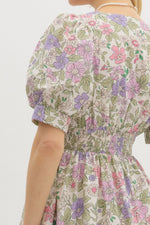 Lavender Floral Dress