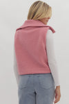 Pink Sherpa Vest