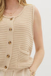 Sleeveless Sweater Vest