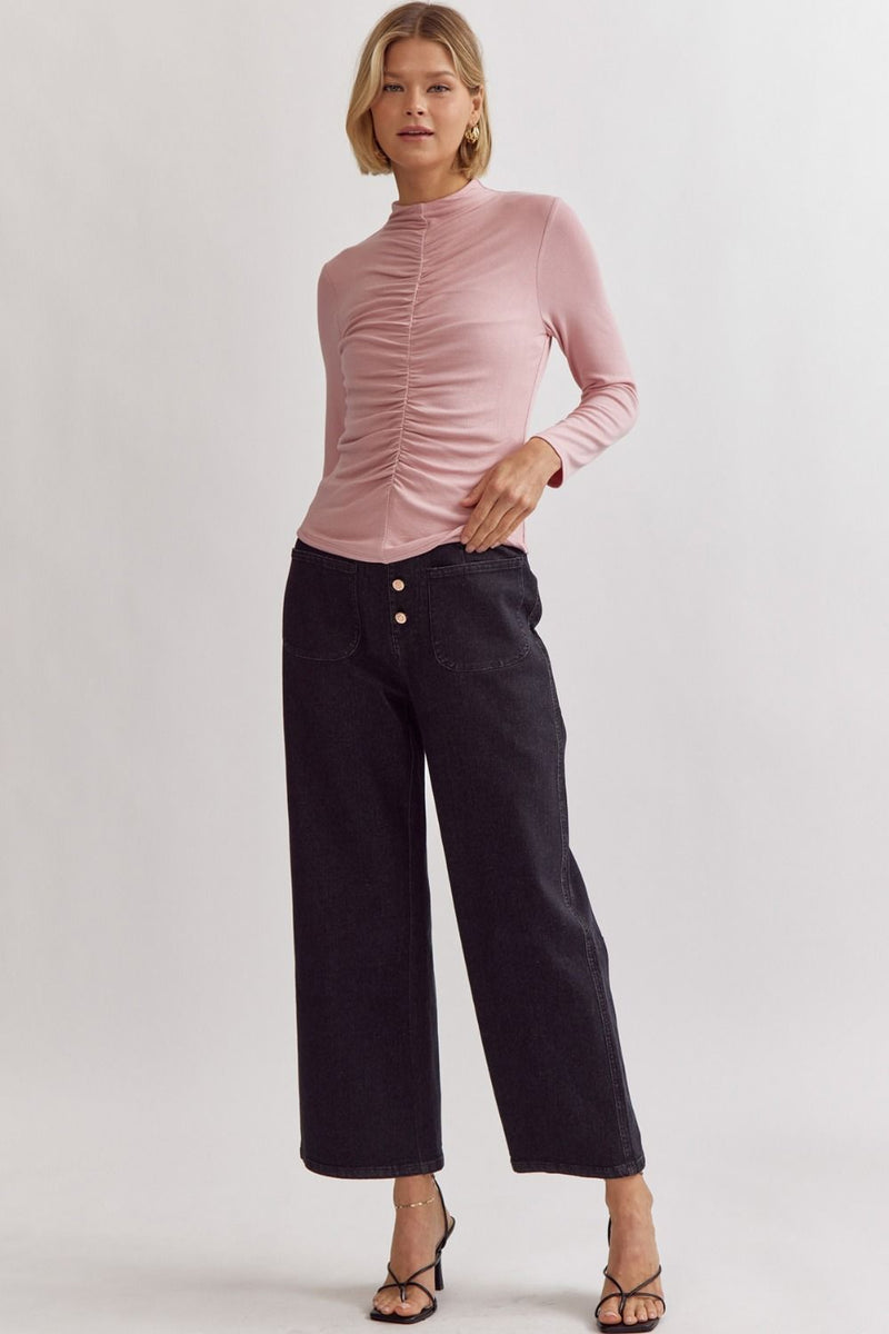 Mauve Long Sleeve Top