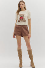 Cream Teddy Bear Sweater