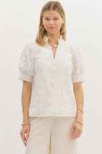 Floral Embroidered Top