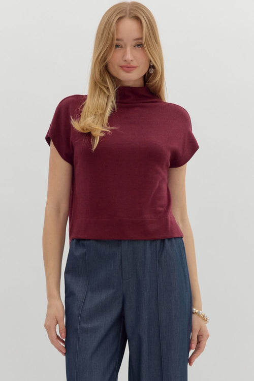 Ruby Mock Neck Top