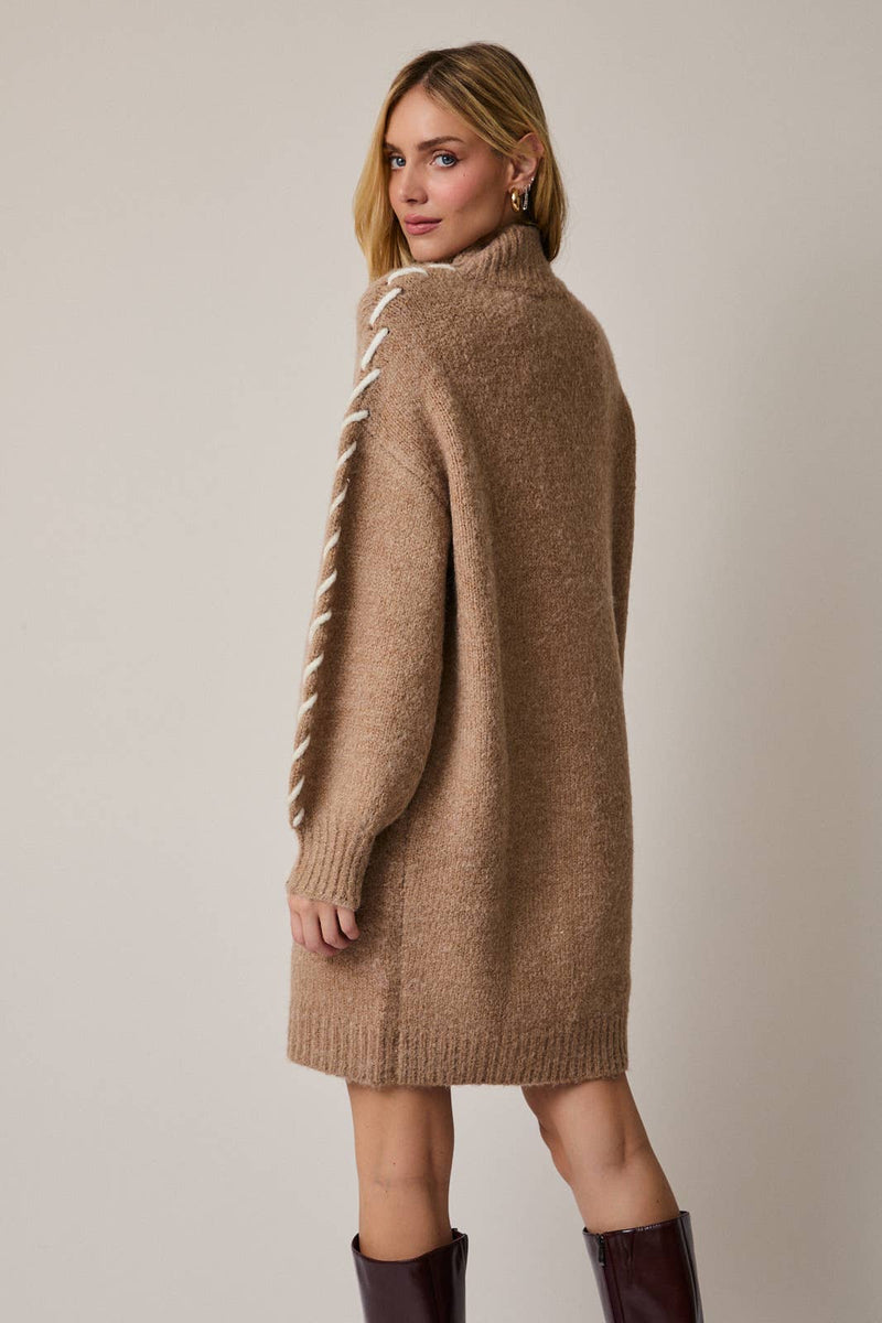Tan Sweater Dress
