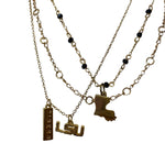 Tigers Multi Logo Necklace