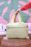 Modern Puffer Duffle - Lime