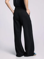 Black Pleated Pants