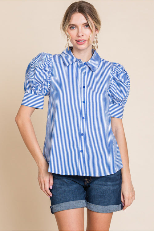 Striped Collared Shirt