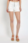 White Button Up Shorts